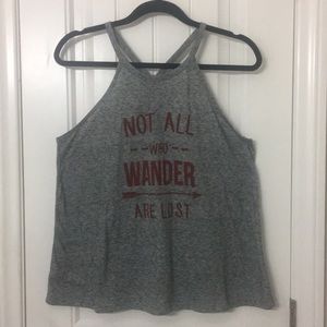 Not all who wonder are lost tank